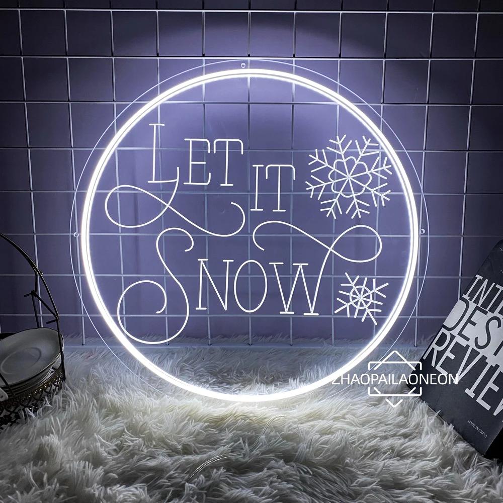 Let It Snow ׿  3D  ׿ , ũ  , ħ Ȩ , Ƽ,   LED 